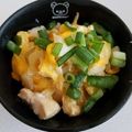 しゃいにい's cooksnap of when they made レンジで1分40秒！ほんだし親子丼.