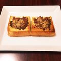 ❁Abake❁'s cooksnap of when they made アーモンド焼きチョコクリームトースト♡.