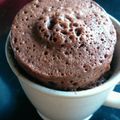 【狗神cafe】's cooksnap of when they made 簡単♡キャラメルチップマグカップ卵ケーキ.