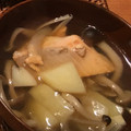 ♡まぁハニ♡'s cooksnap of when they made 和風なスープ♡鮭＆きのこ.