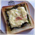 нιйατα's cooksnap of when they made ずぼら激うま★韓国海苔のマヨチートースト.