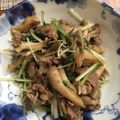 もぐとっぽ's cooksnap of when they made 牛肉＆舞茸☆バター醤油炒め.