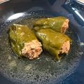 yuki7mizu's cooksnap of when they made 簡単！丸ごとピーマンの肉詰め煮.