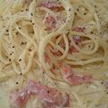 m818s's cooksnap of when they made 牛乳で簡単カルボナーラ☆簡単ランチ☆.