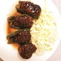 マキゆか's cooksnap of when they made ピーマンの肉詰め☆照り焼きハンバーグ風.