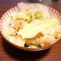 みさきんぎょ12's cooksnap of when they made 白だしで簡単♪竹の子ご飯.
