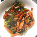 J_son's cooksnap of when they made ウィンナーとピーマンのウスターソース炒め.