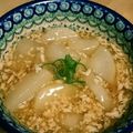 しょこたん７３０'s cooksnap of when they made 簡単!大根とダブル鶏肉のほっこりあんかけ.