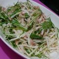 yumipandaa's cooksnap of when they made 大根と水菜とツナのサラダ.