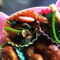 ちびまめママ◎'s cooksnap of when they made ほうれん草とウインナーのキムチ炒め！.