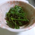 ガトーさん's cooksnap of when they made 春の香りを楽しむ。シンプルなせりのお浸し.