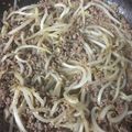 はんばーぐ！'s cooksnap of when they made もやし挽肉丼.