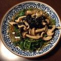 クックFGM6TJ☆'s cooksnap of when they made 三つ葉としめじと海苔のお浸し.