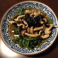 クックFGM6TJ☆'s cooksnap of when they made 三つ葉としめじと海苔のお浸し.
