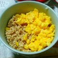 愛音‐aine‐'s cooksnap of when they made ❄︎簡単❤️ごま風味の鶏そぼろご飯❄︎.