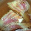 yumihimito's cooksnap of when they made 長ネギのベーコン巻き☆煮☆.