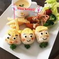 あんみあぶら's cooksnap of when they made ♪２歳誕生日プレート＊ぱっころりん♪.