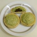 mami99's cooksnap of when they made 抹茶豆腐クリームと粒あんの＊和タルト＊.