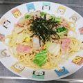 もぐ・ω・くま's cooksnap of when they made 絶賛♪白菜とツナの和風パスタ.