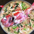 空子's cooksnap of when they made 金目鯛の和風パエリア.