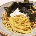 ＊Lemonbalm's cooksnap of when they made 包丁要らずの納豆パスタ！.