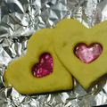 み1046sa's cooksnap of when they made トースターで♡ステンドグラスクッキー.