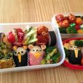 りおちゃんパパ's cooksnap of when they made ひな祭り　キャラ弁＊リラックマのお雛様.