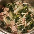 ♡SCOFA♡'s cooksnap of when they made ケールとポテトと豚ひき肉のスープ.