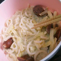 日々楽々's cooksnap of when they made 土鍋で簡単！えのきと豆苗のミルクうどん鍋.