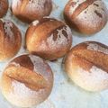 ろんのすけ's cooksnap of when they made めりっと割れるカンパーニュ♪（全粒粉）.