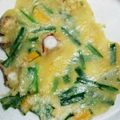 THKS's cooksnap of when they made タコ＆カボチャ＆ニラの簡単チヂミ☆.