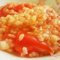 咲わんこ's cooksnap of when they made トマトとツナで満足コンソメ!! リゾット.