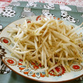 赤い電話's cooksnap of when they made もやし炒め.