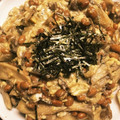 ＊にょにょん＊'s cooksnap of when they made (∵)屋：きのこの納豆炒め.