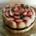 ハチワレねこ's cooksnap of when they made 苺のシャルロット.