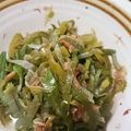 ハクヨウ's cooksnap of when they made ネギの青い部分＆キュウリで♪梅ナムル♪.