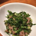 そばのすけ's cooksnap of when they made こしあぶらと豚バラの味噌炒め.