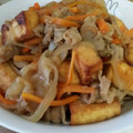 まいりいえみりい's cooksnap of when they made 簡単！節約！厚揚げと豚肉の炒め物.