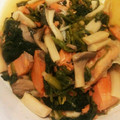 桜月❀咲良mommy's cooksnap of when they made ☆鮭とほうれん草のガリバタぽん炒め☆.