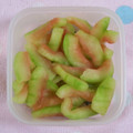 mmameco's cooksnap of when they made すいかの皮で漬物.