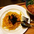 クック8G84V7☆'s cooksnap of when they made うにと卵黄のクリームパスタ.