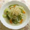 ☆Rokko☆'s cooksnap of when they made 切干大根と高野豆腐のちゃんぽん風スープ♪.