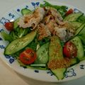 ほさほさ's cooksnap of when they made 夏にさっぱりキャウリと豚の冷しゃぶサラダ.
