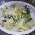 クックW0QY9S☆'s cooksnap of when they made 簡単！ほうれん草と玉ねぎのコンソメ卵炒め.