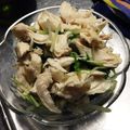 chamamaz's cooksnap of when they made 水菜と鶏ササミのヘルシーサラダ☆.