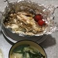 あっすんろーる's cooksnap of when they made トースターで♡白身魚ときのこのホイル焼き.