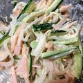 mmmugi's cooksnap of when they made ツナときゅうりと春雨のサラダ.