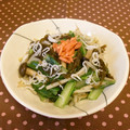龍青空ママ's cooksnap of when they made もずくともやしのシラス炒め☆.