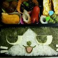 ｏｓｏｂａｃｈａｎ's cooksnap of when they made 超簡単キャラ弁☆メラルー　モンハン.