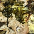 あまぽちゃ's cooksnap of when they made 豚肉と茄子の高菜炒め.